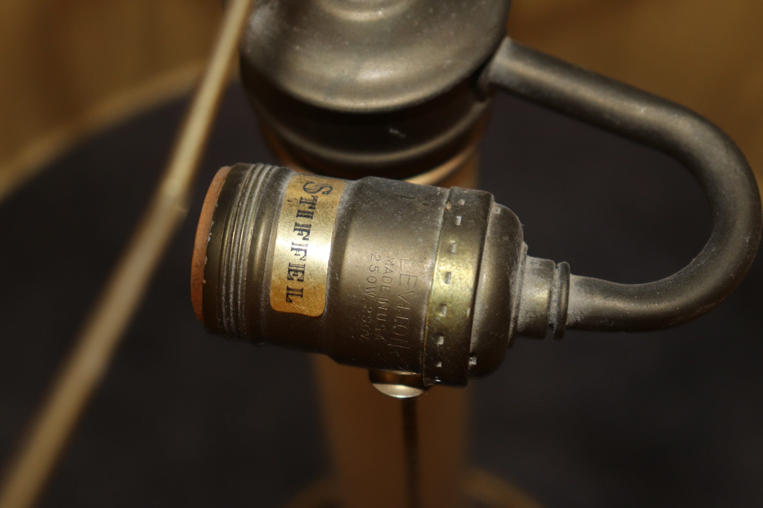 Pair of MCM Hollywood Regency Style Brass Table Lamps by Stiffel, Accent Lamps. Vintage Lamp - Image 10