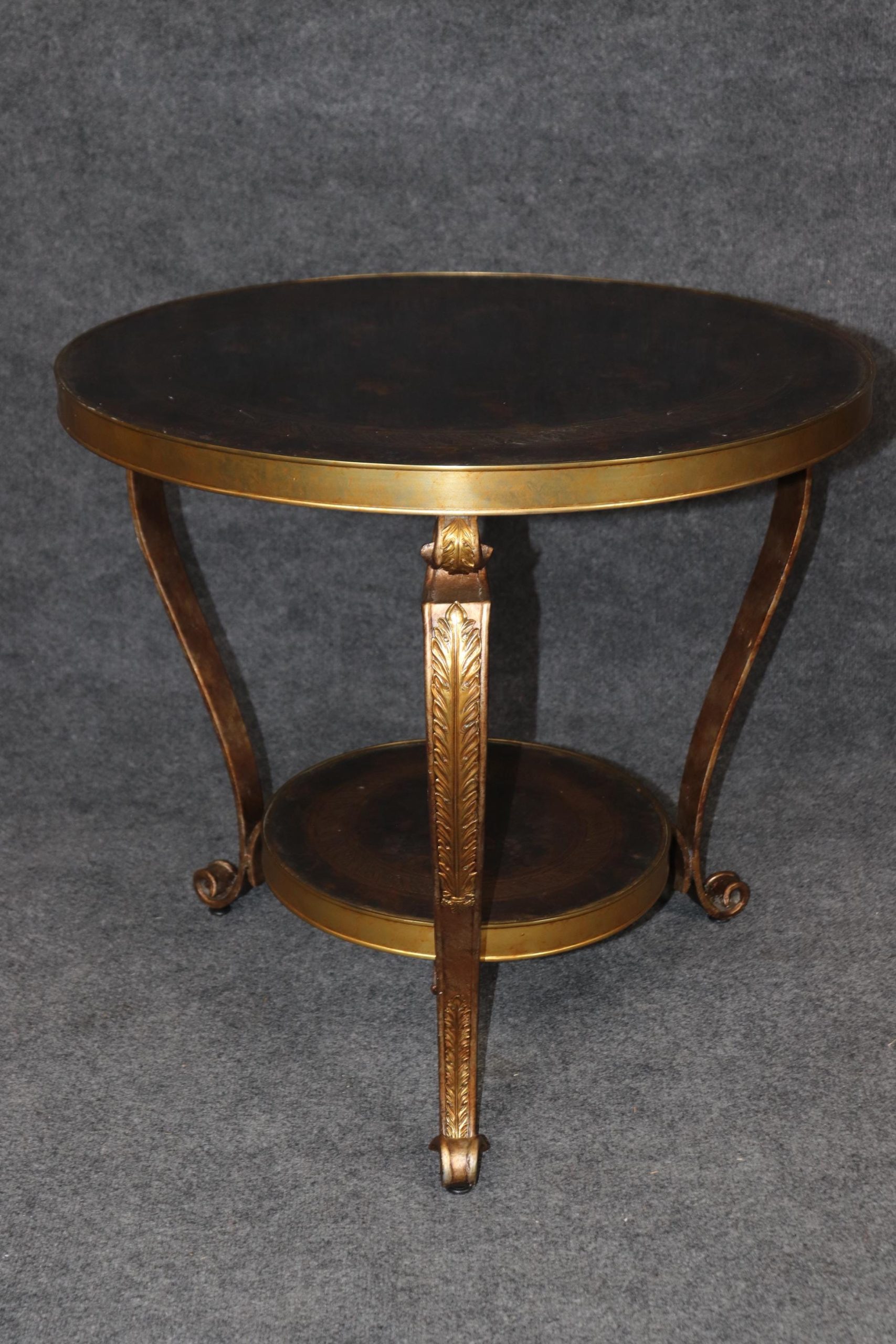 Vintage Directoire Style Gueridon Tables: Century Accent Tables, Pair - Image 4