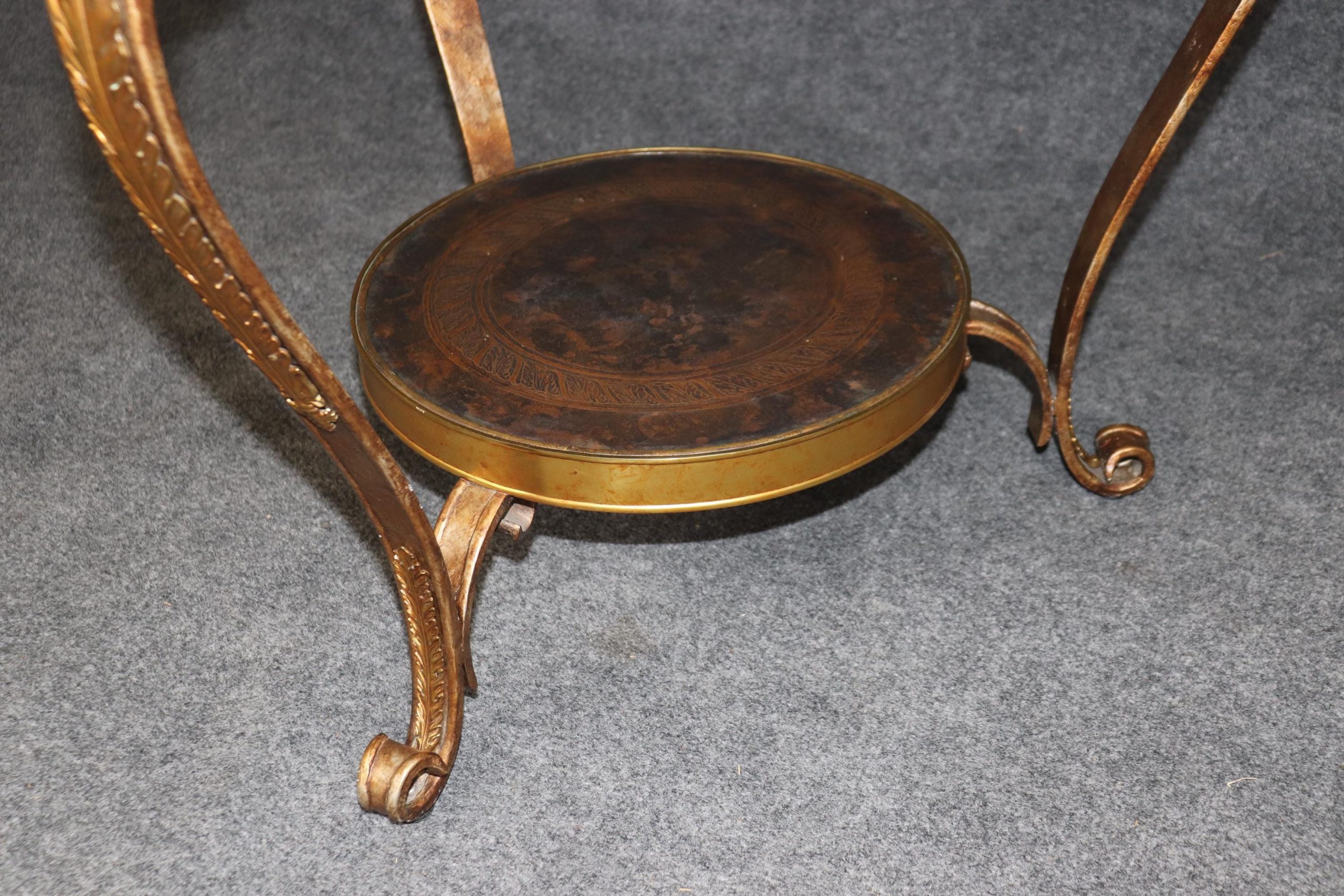 Vintage Directoire Style Gueridon Tables: Century Accent Tables, Pair - Image 6