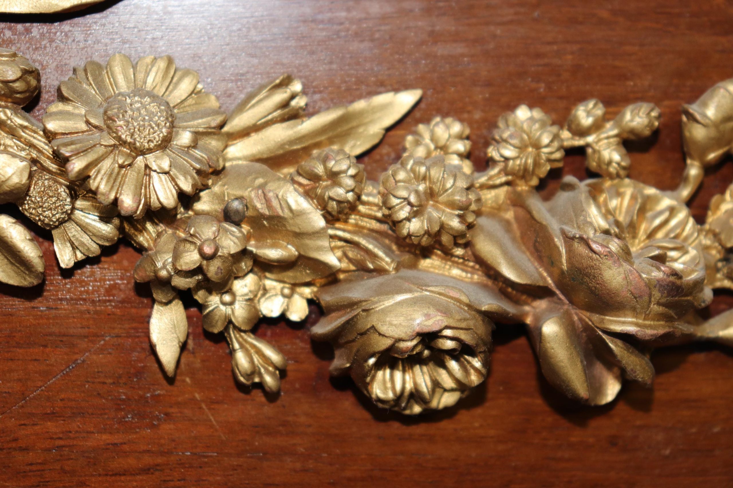 Antique French Louis XVI Style Marble Top Server with Bronze Ormolu - Image 9