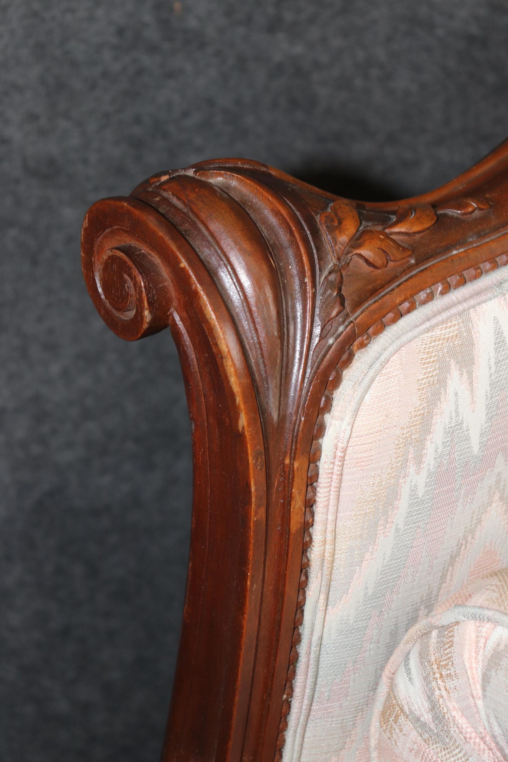 Antique 19th Century Louis XV Style Carved Daybed, Bed - Image 10