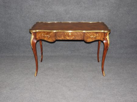 Vintage Baker Furniture Louis XV Leather Top Desk - Executive Office