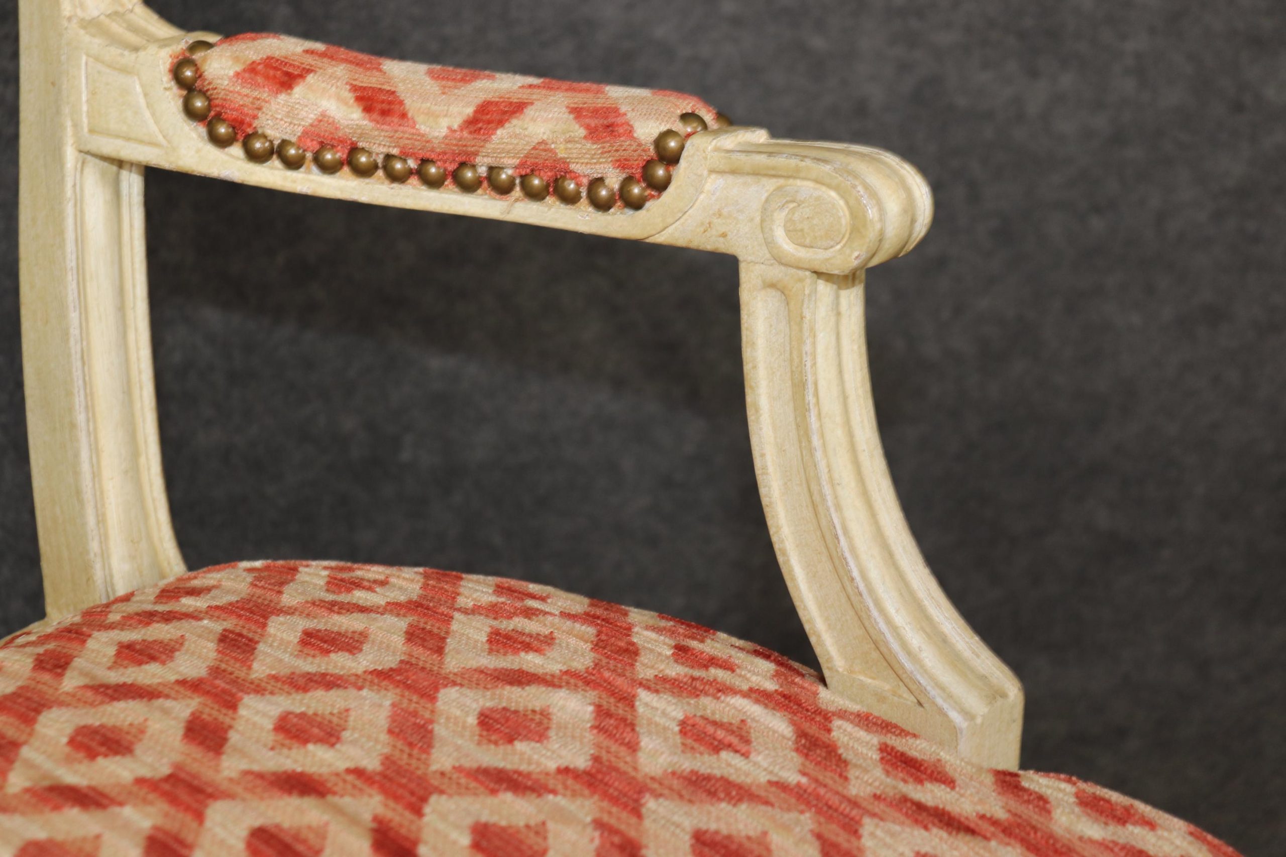 Louis XVI Style Balloon Back Dining Chairs - Set of 10 - Attributed to Maison Jansen - Image 9