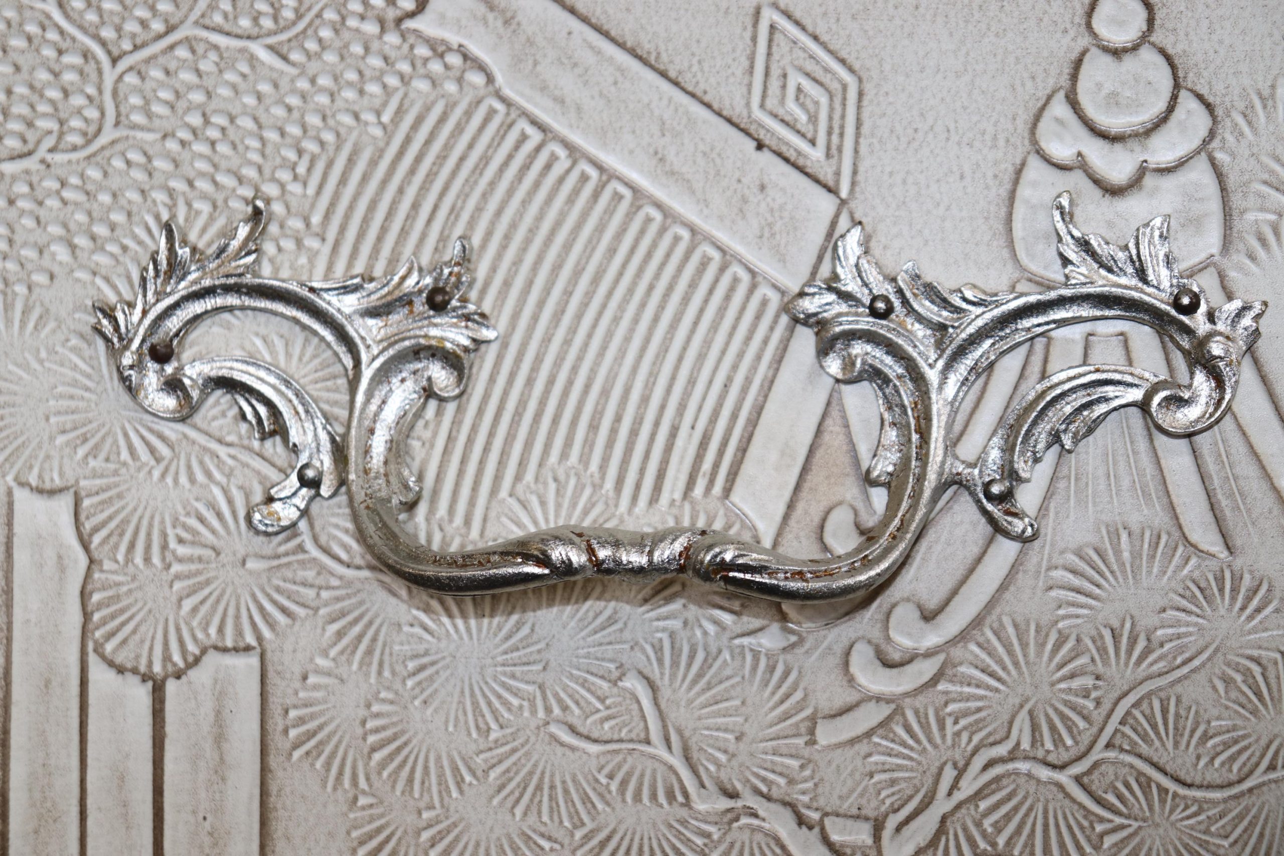 Vintage Louis XV Chinoiserie Marble Top Commode - Richard Plumer Design - Image 9