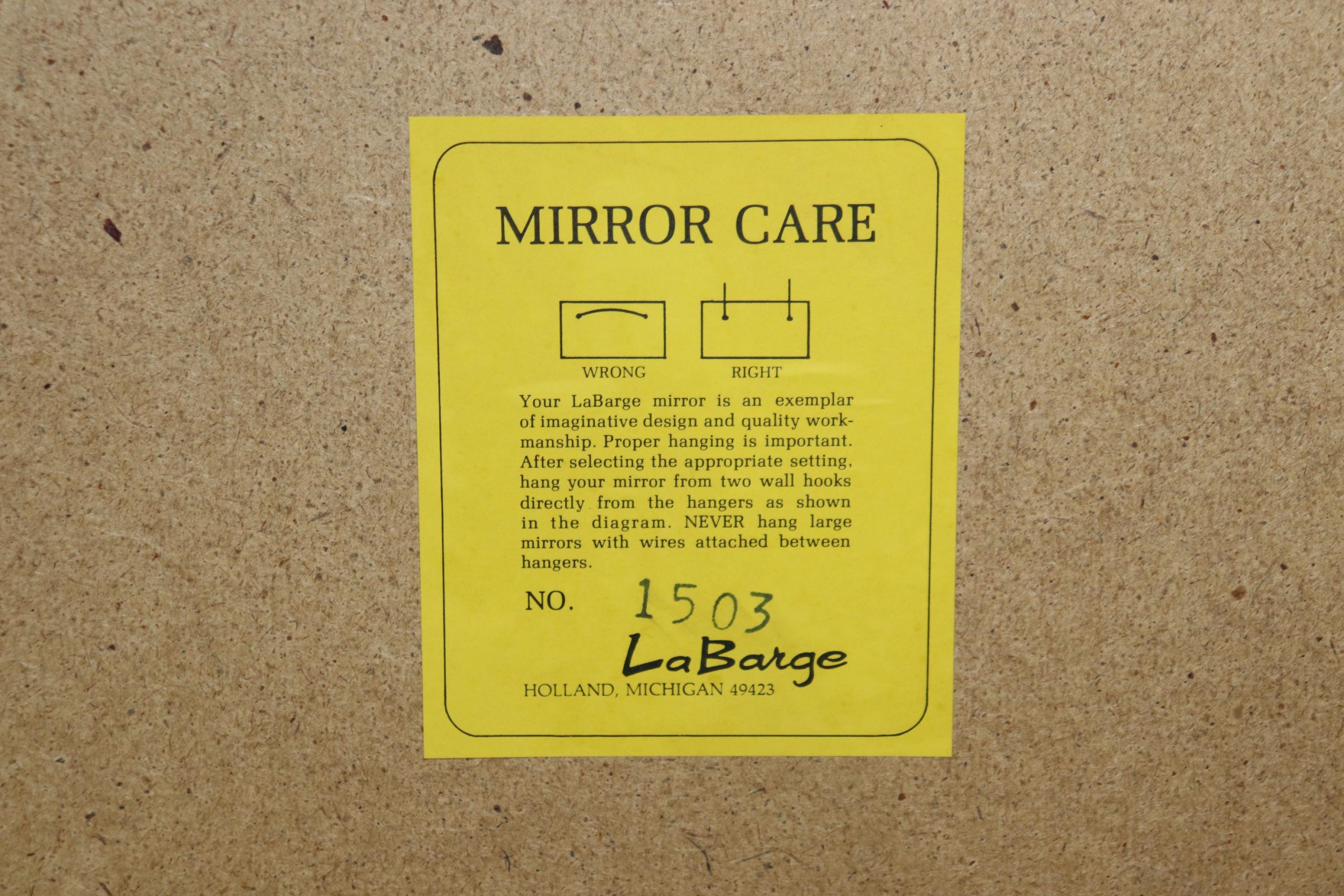 LaBarge Hollywood Regency Gold Gilt Octagonal Wall Mirror - Image 5