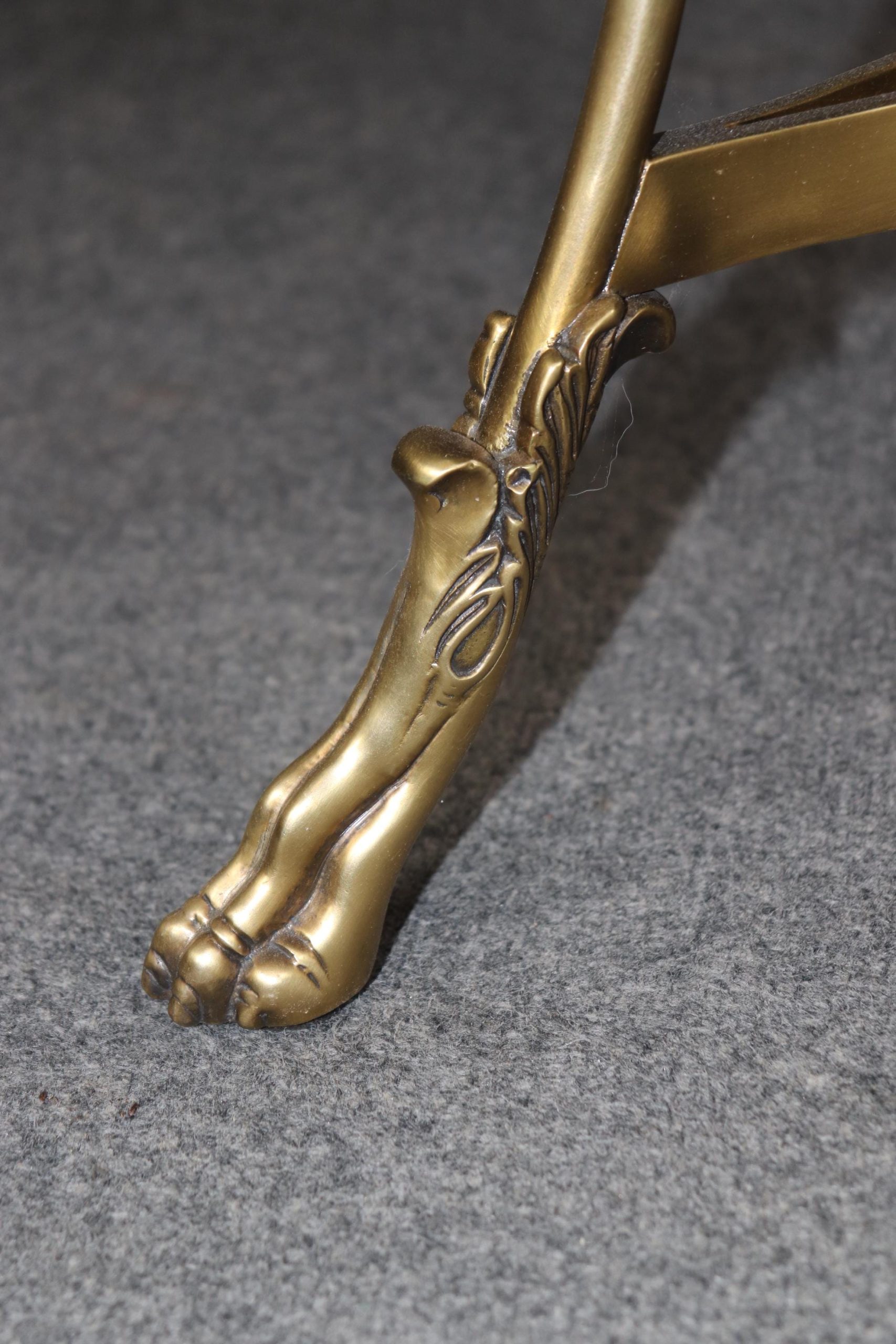 Vintage French Directoire Malachite Gueridon Tables: Two-Tier Accent Tables - Image 7