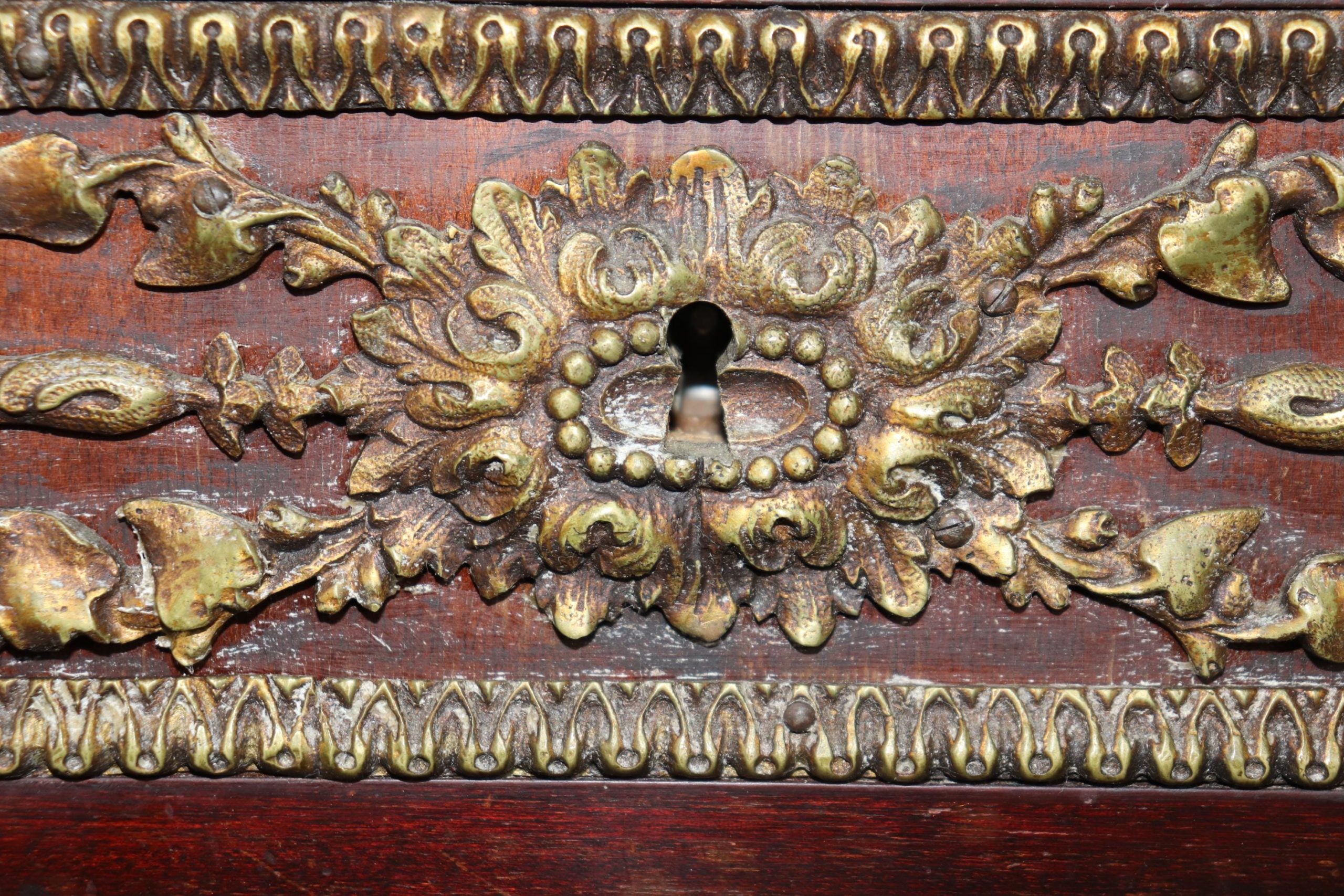 Vintage French Louis XVI Style Marble Top Commode - Image 7