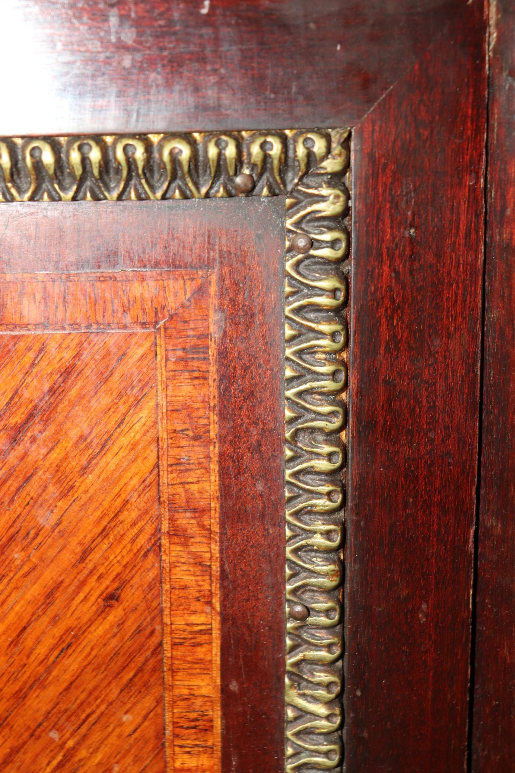 Vintage French Louis XVI Style Marble Top Commode - Image 10