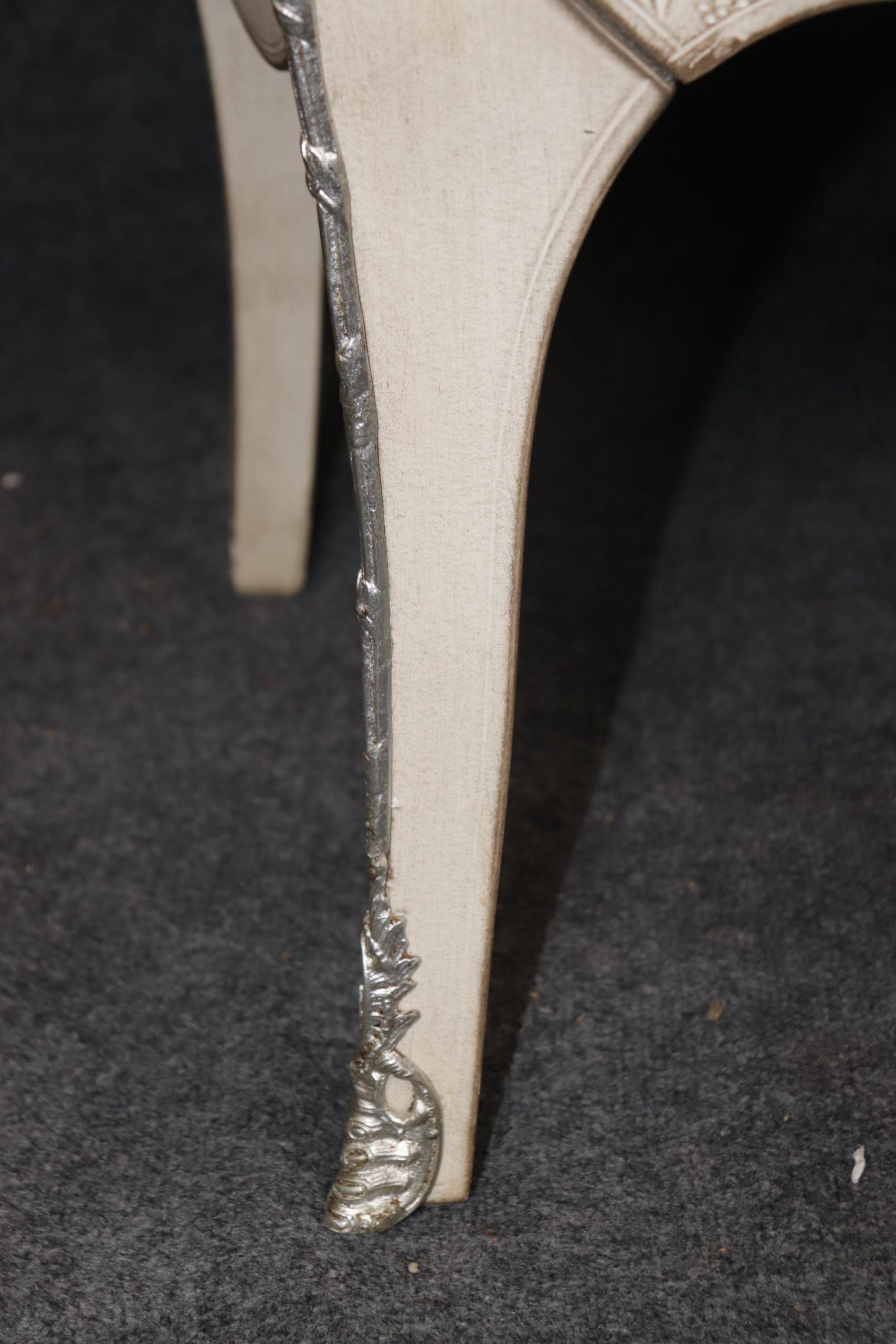 Vintage Louis XV Chinoiserie Marble Top Commode - Richard Plumer Design - Image 8