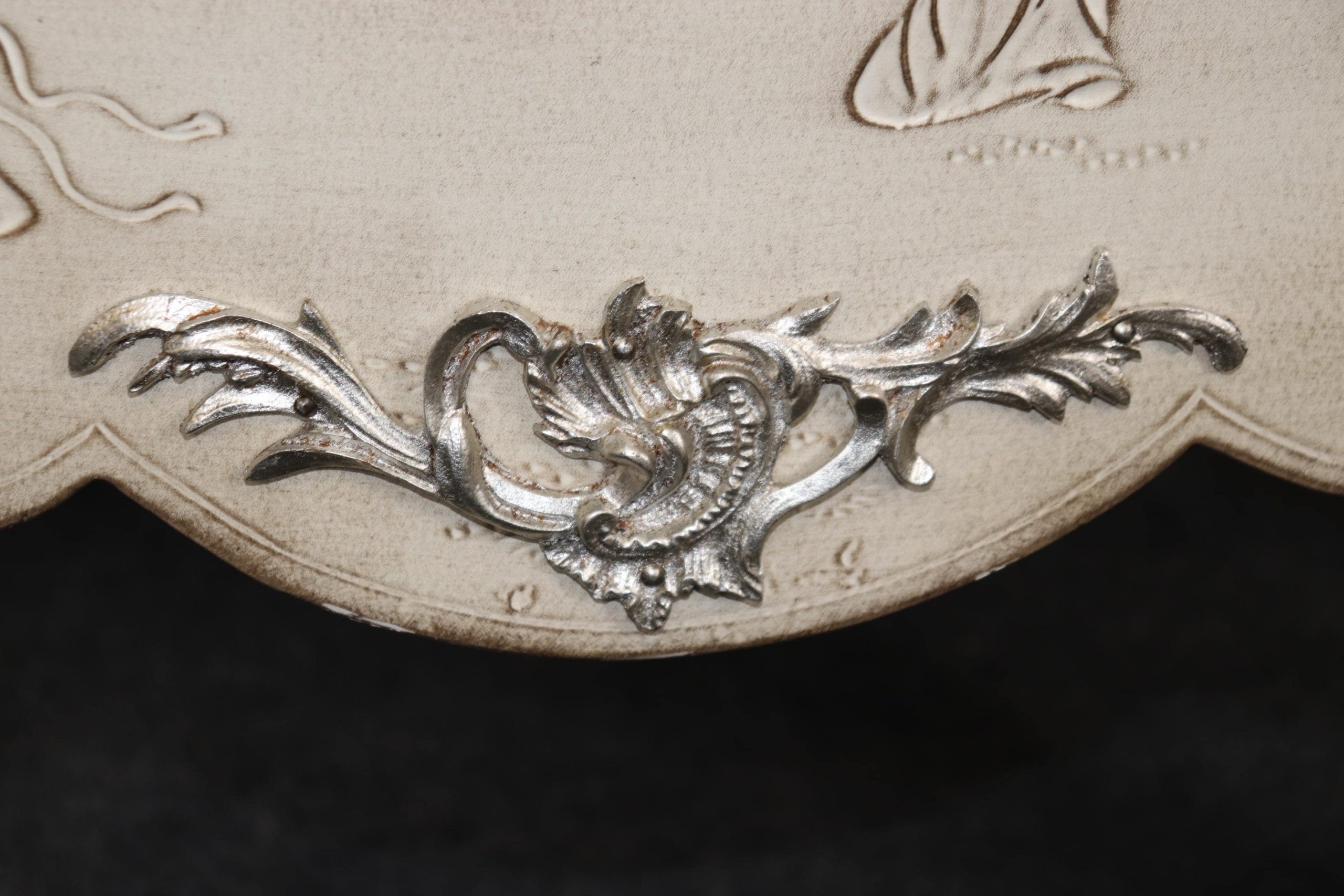 Vintage Louis XV Chinoiserie Marble Top Commode - Richard Plumer Design - Image 10