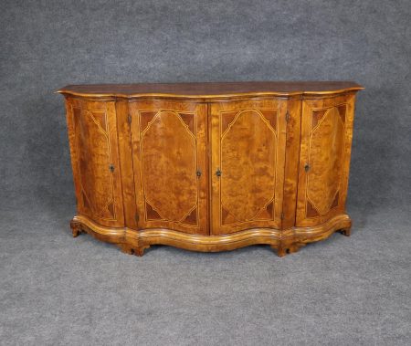 Antique 19th Century Italian Inlaid Continental Sideboard Buffet