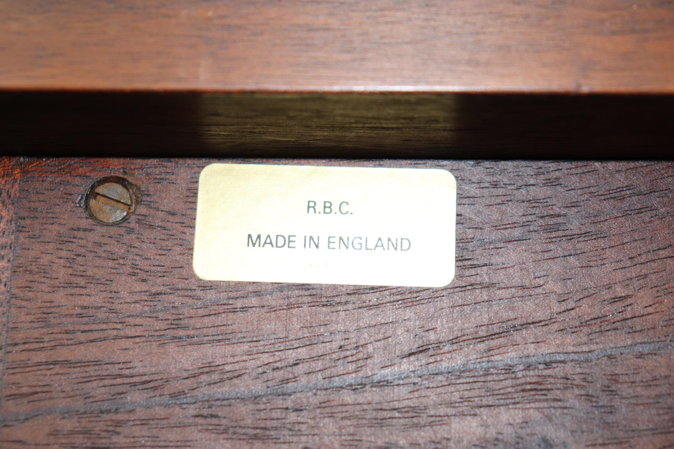 Vintage English Adams Style Painted Server: MCM Dining Room Furniture - Image 4