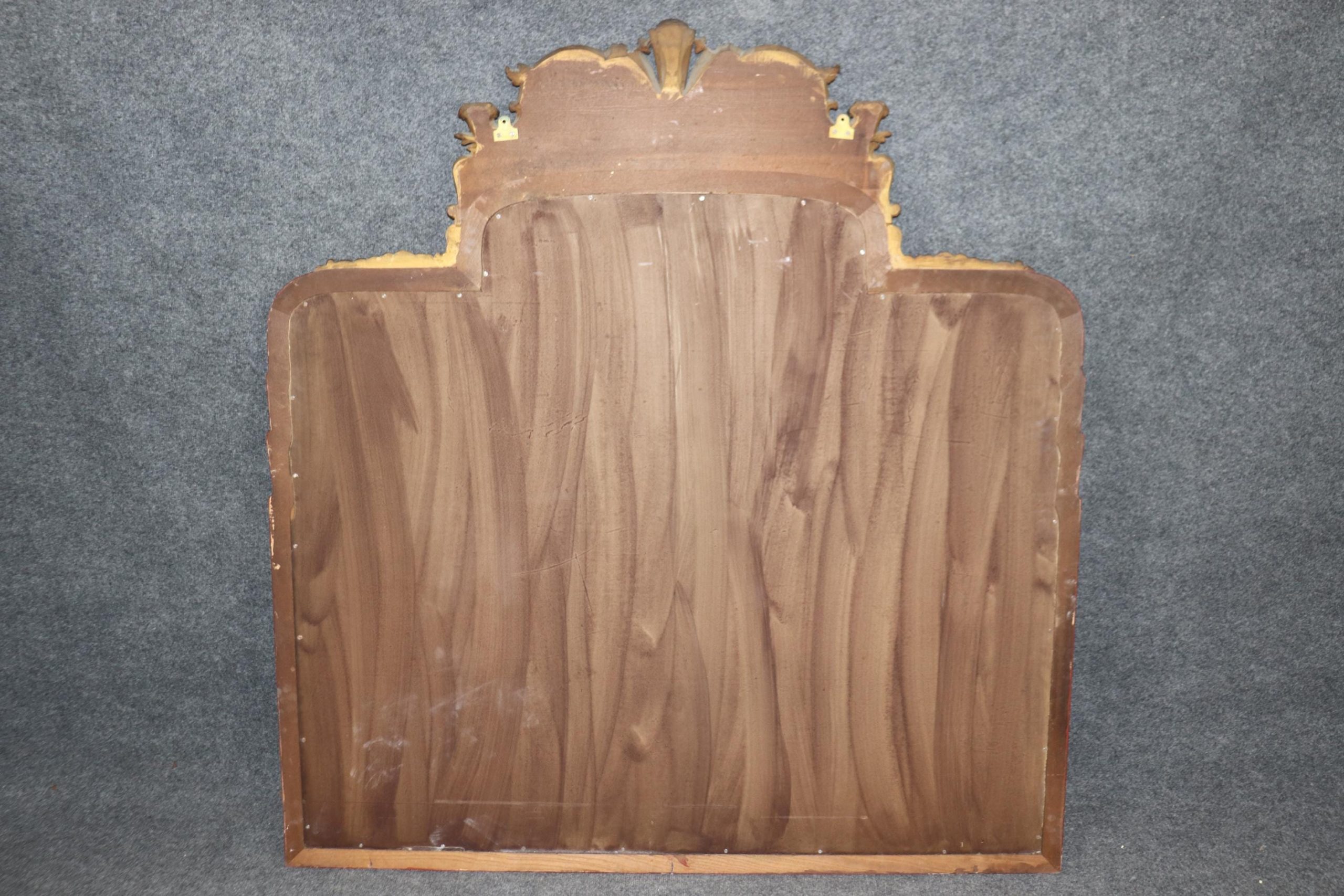 Antique Chinoiserie Red Wall Mirrors: Carved English Pair - Image 9