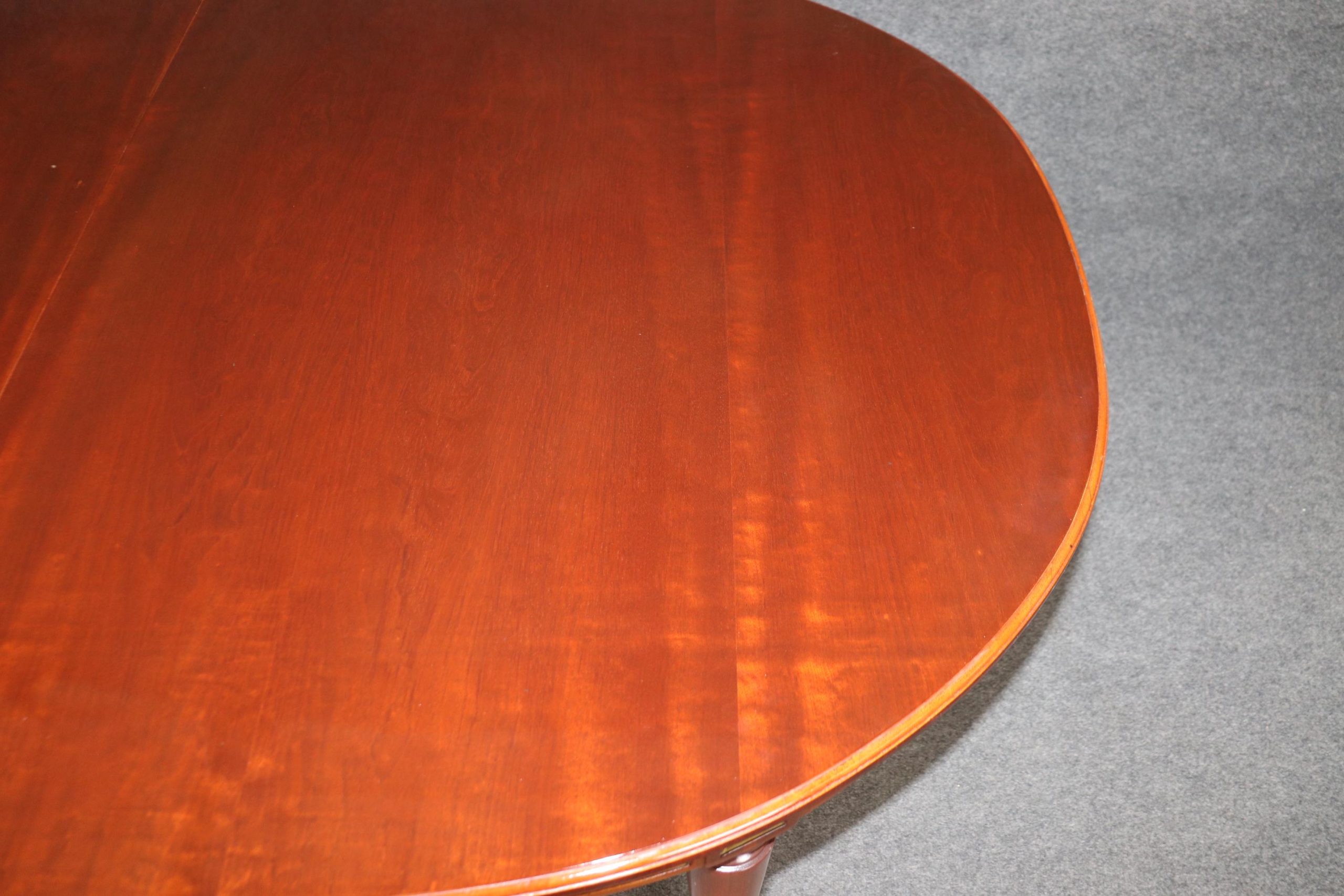 Vintage French Louis XVI Style Dining Table: Brass Mounted Maison Jansen - Image 7