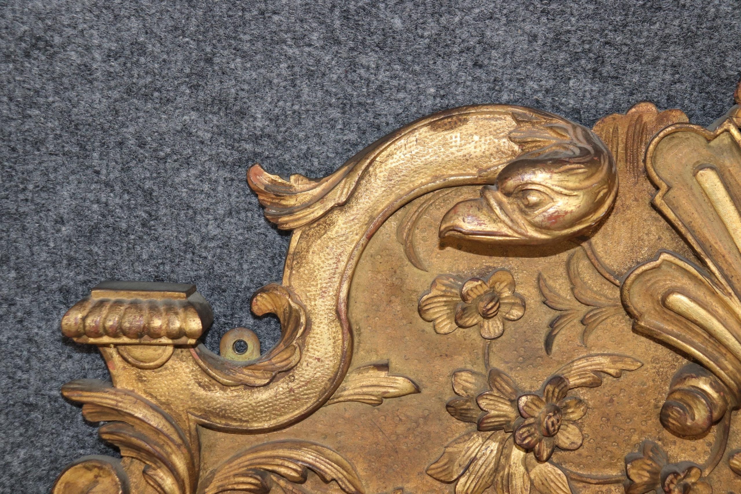 Antique Chinoiserie Red Wall Mirrors: Carved English Pair - Image 5