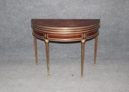 Antique French 19th Century Louis XVI Flip Top Table, Game Table