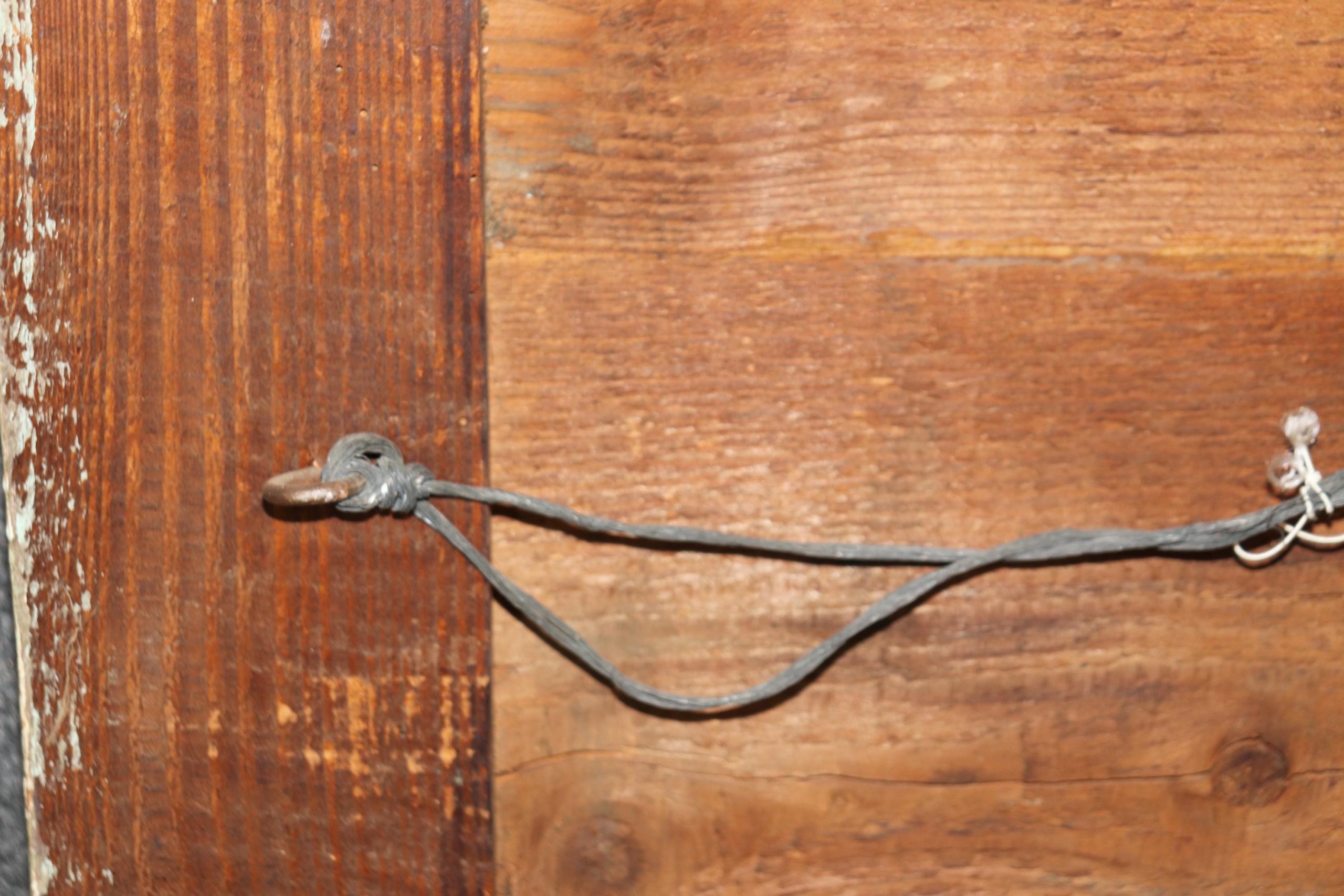 Antique Louis XVI Style Trumeau Mirror: Distressed Grayish-Green, Silver Gilt Accents - Image 9