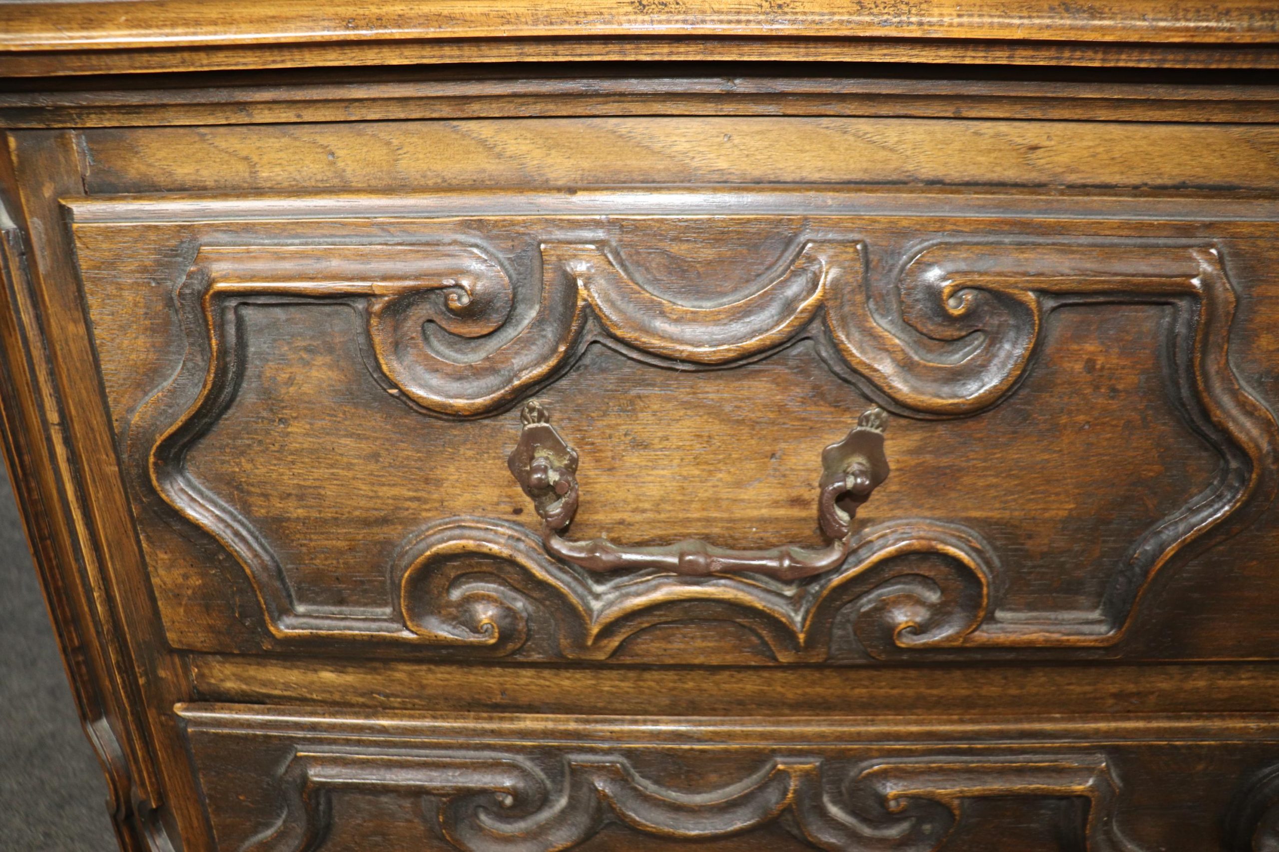 Vintage Country French Commode: Louis XIV Style 3-Drawer Chest - Image 6