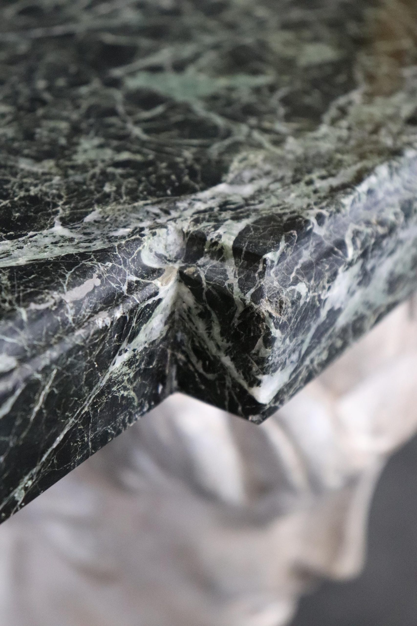 Antique Regency Marble Top Console Table: Figural Accent Table - Image 9