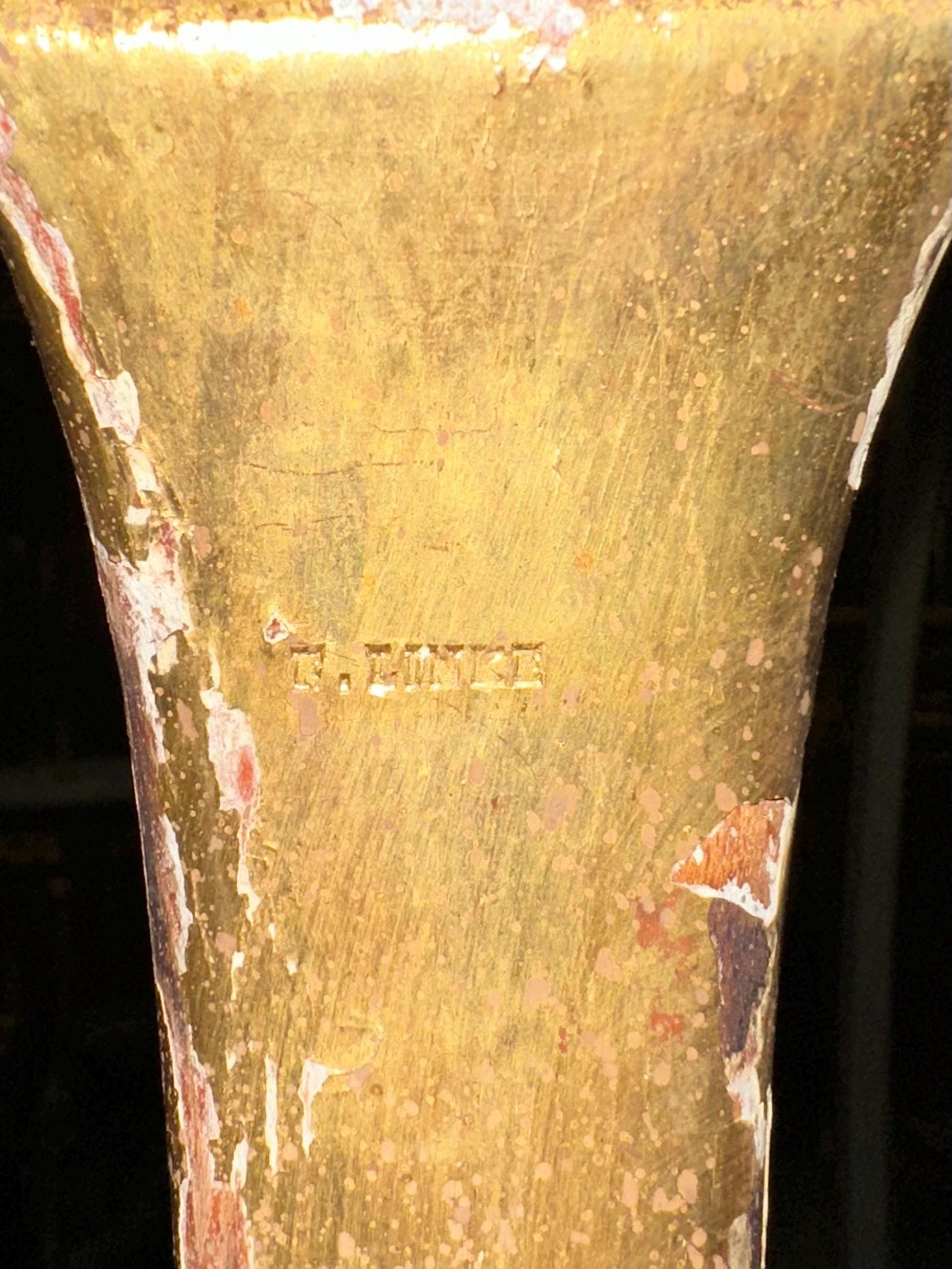 Signed Antique French Giltwood Bergere Chairs by Francois Linke - Image 8