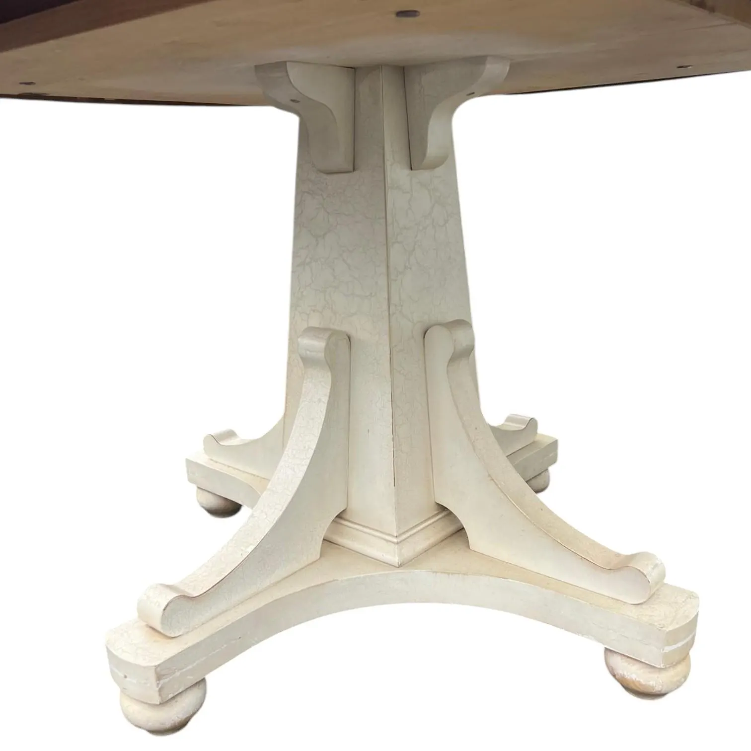 Round Cream Dining Table - Image 2