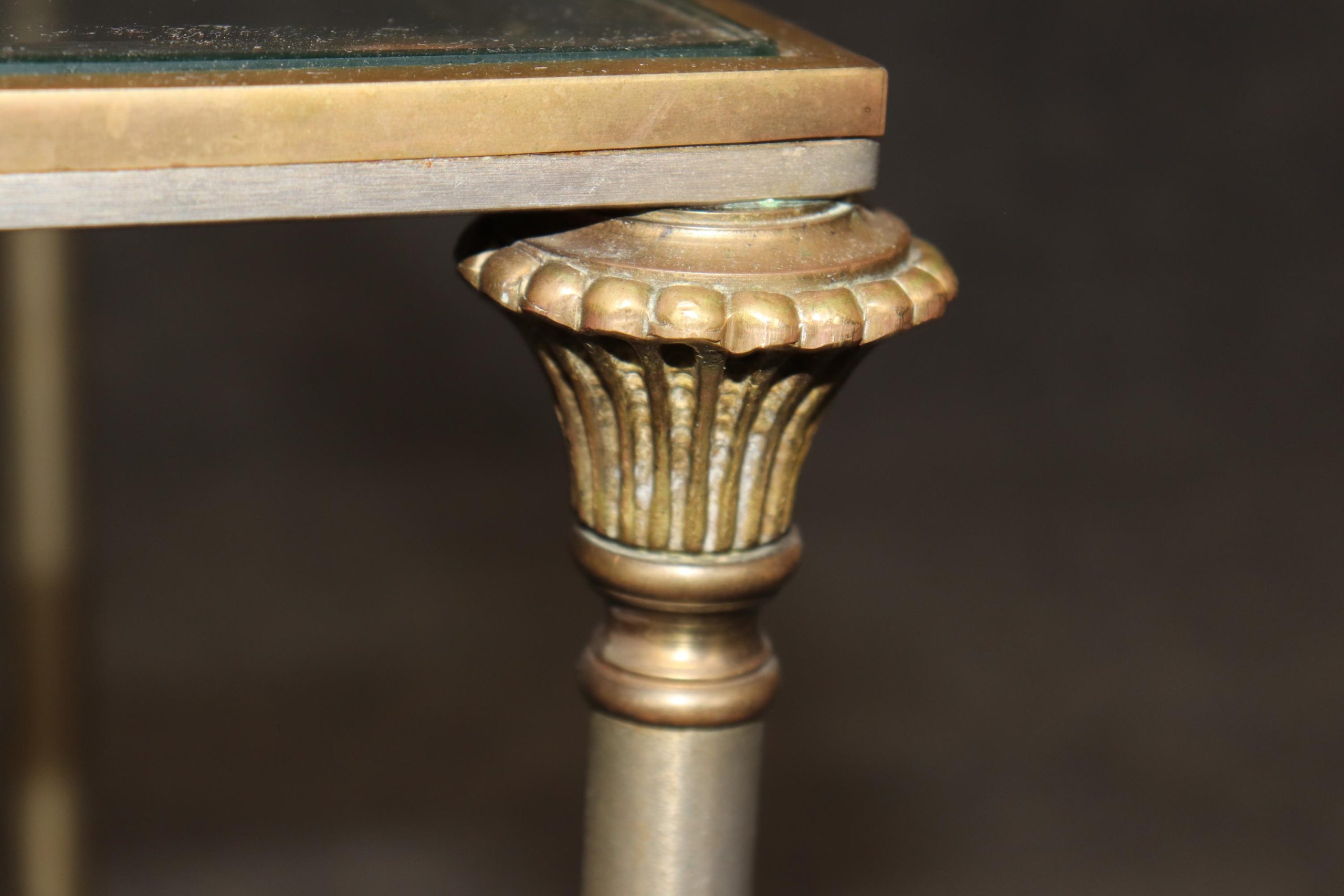 Hollywood Regency Brass Cocktail Table: Vintage Mid-Century Modern - Image 10