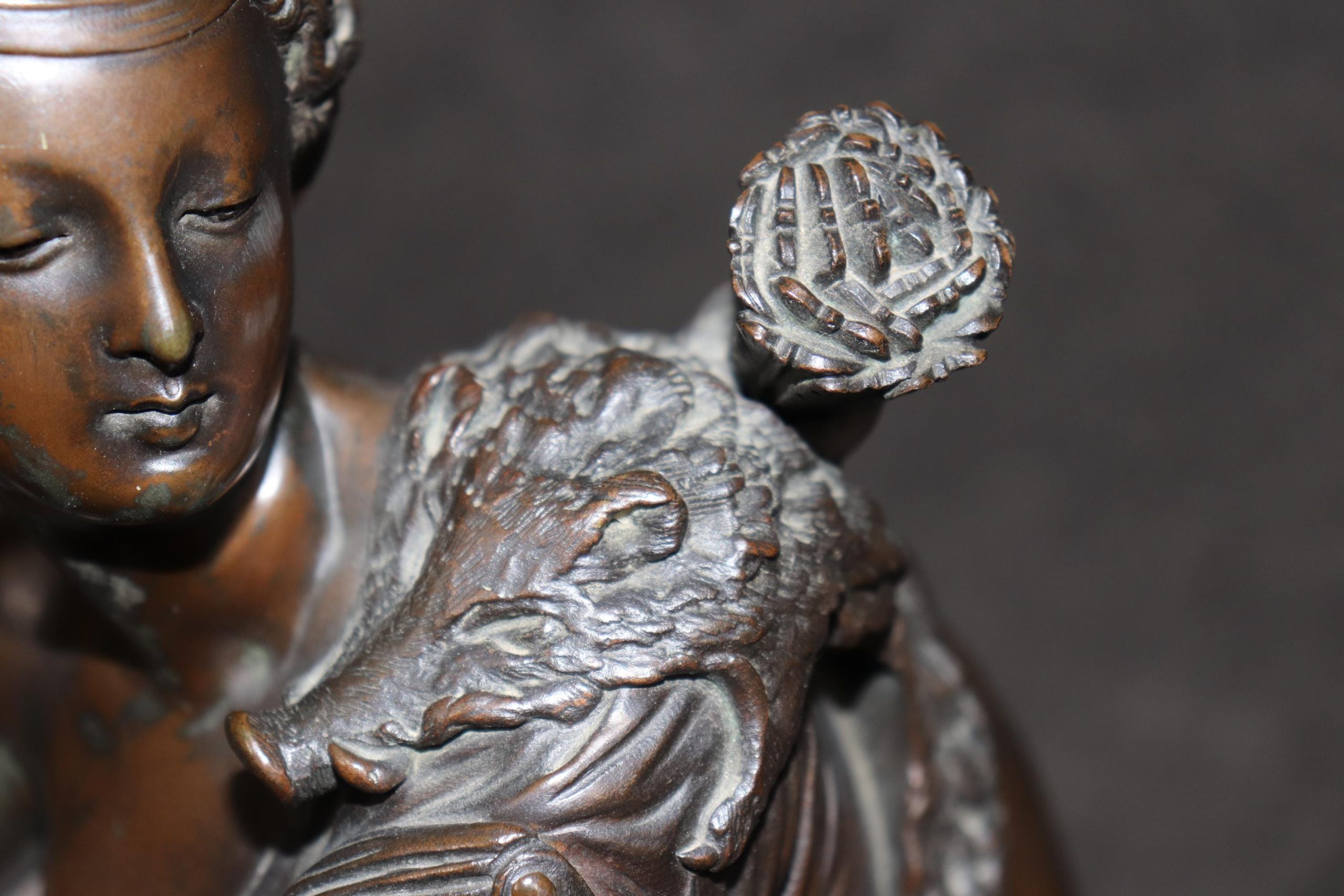 Antique 19th Century French Bronze Sculpture of Diana the Huntress by A. Moreau, Statue - Image 10