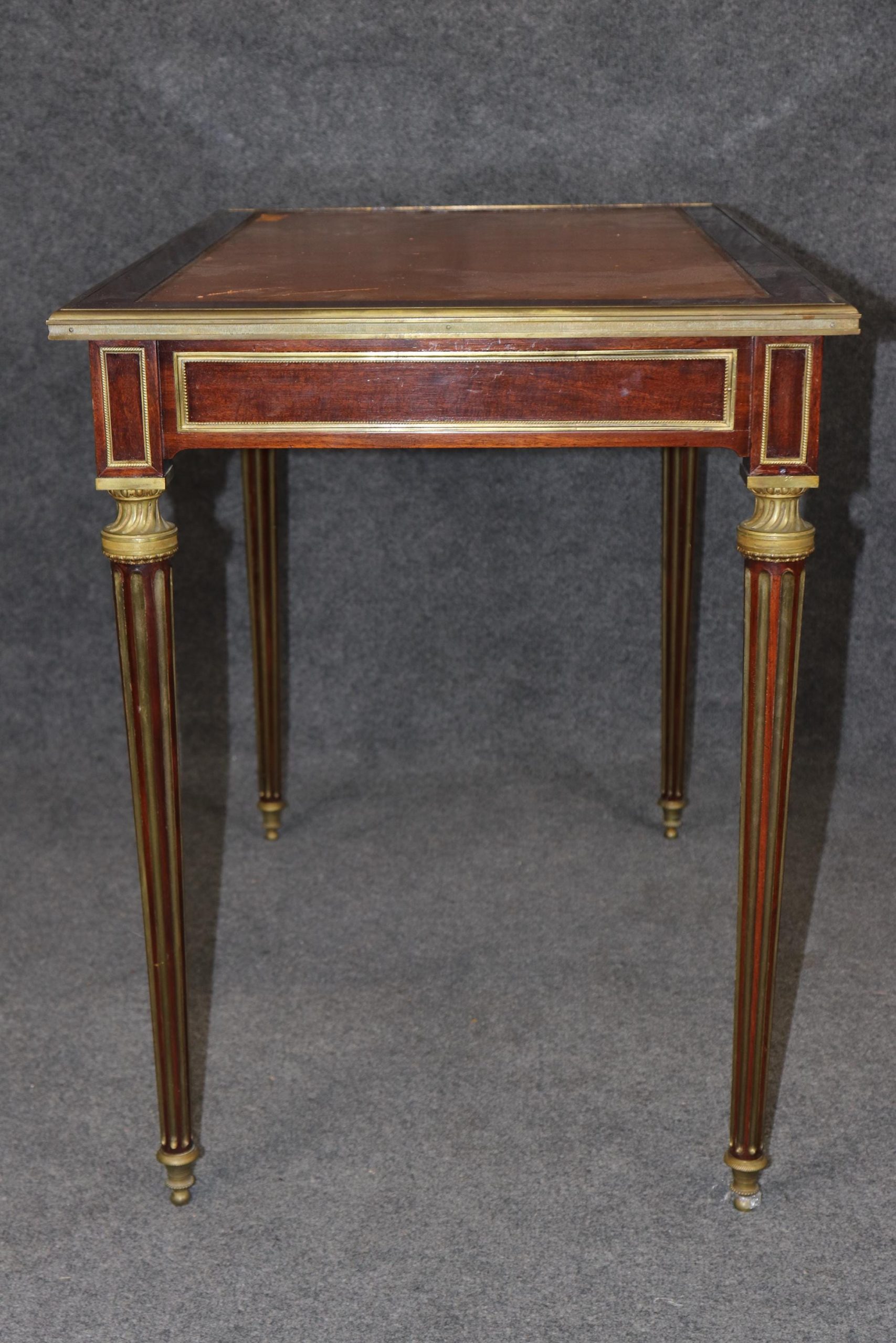 19th Century French Louis XVI Game Table by Paul Sormani: Bronze Mounted - Image 3