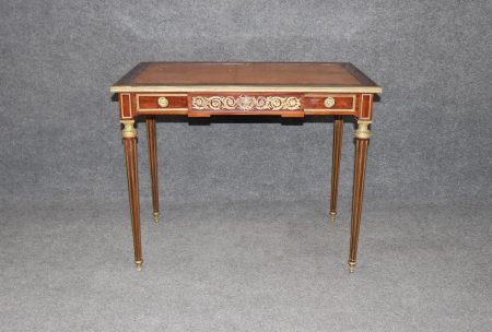 19th Century French Louis XVI Game Table by Paul Sormani: Bronze Mounted