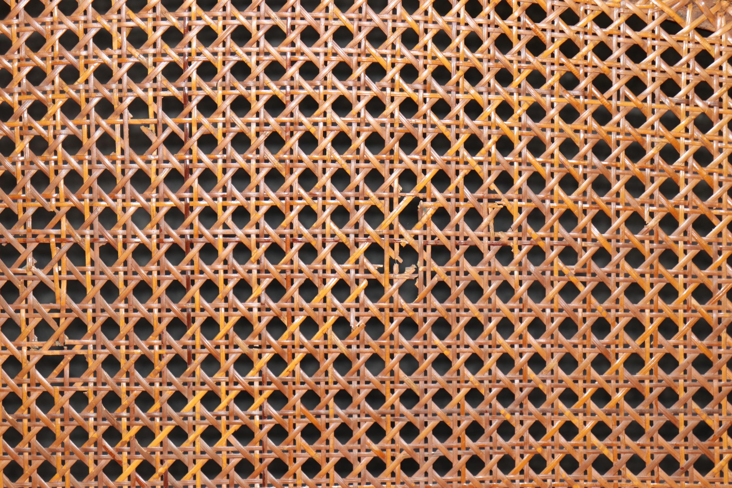 Pair of French Louis XV Carved Cane Back Armchairs C. 1900, Bergeres - Image 9