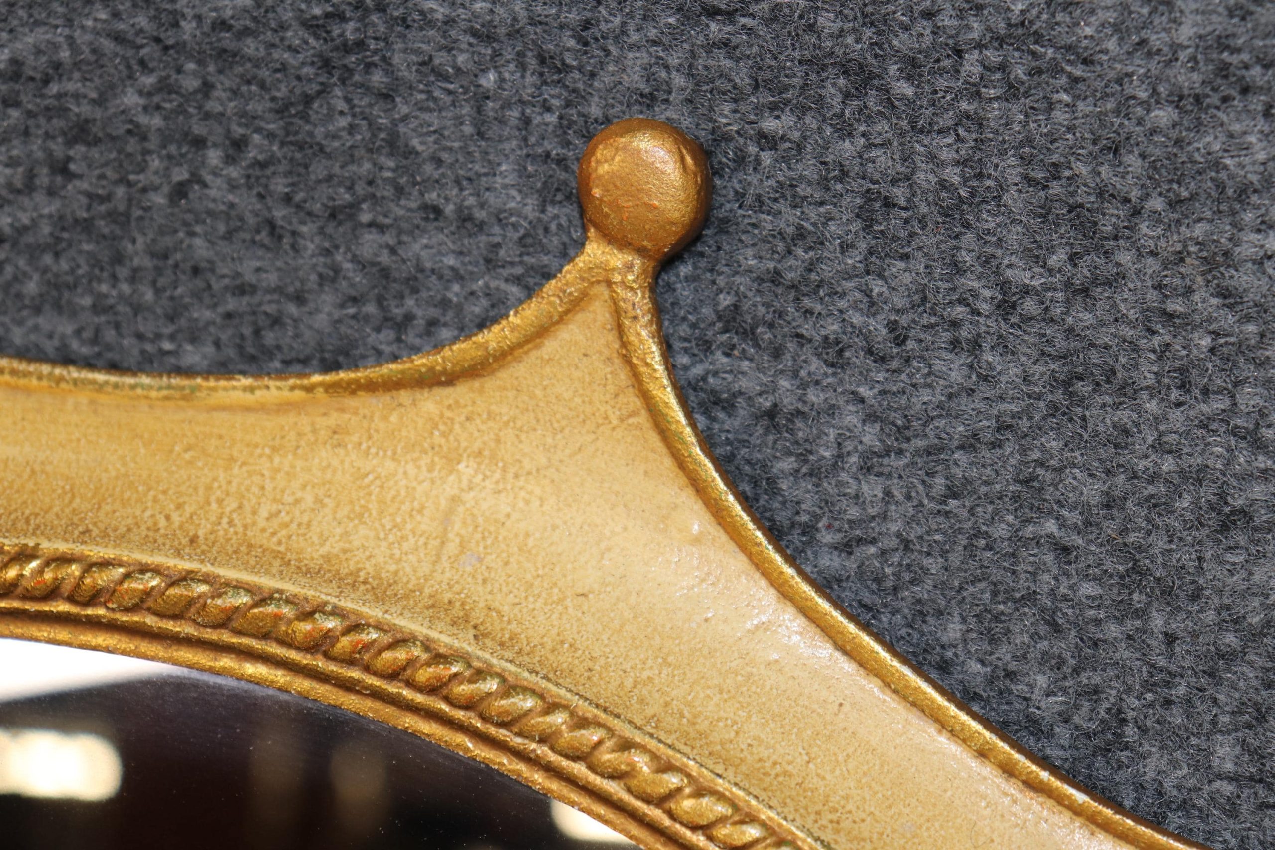 Mid Century Palladio Italy Crown Sunburst Design Mirror, MCM Mirror - Image 6