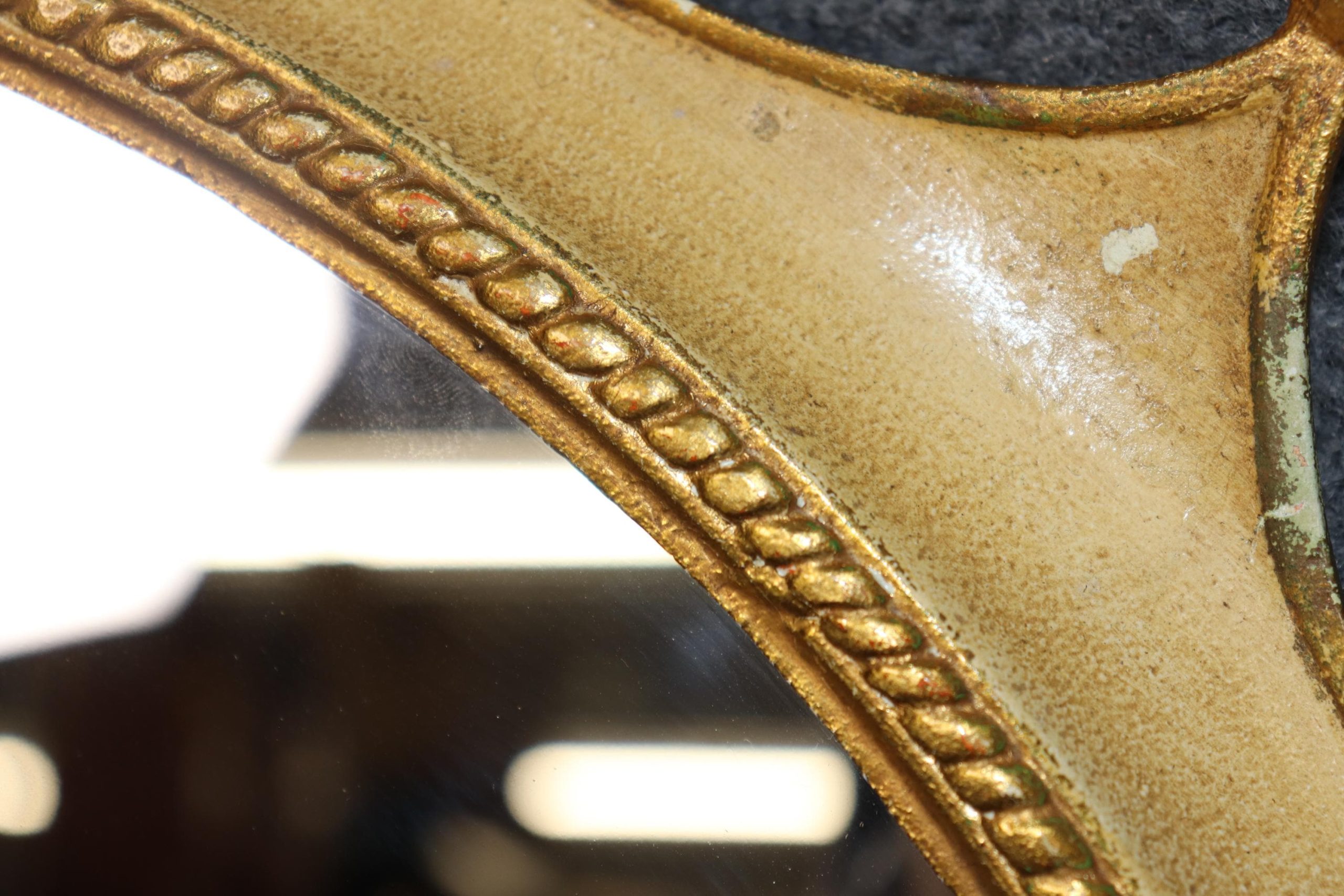 Mid Century Palladio Italy Crown Sunburst Design Mirror, MCM Mirror - Image 8