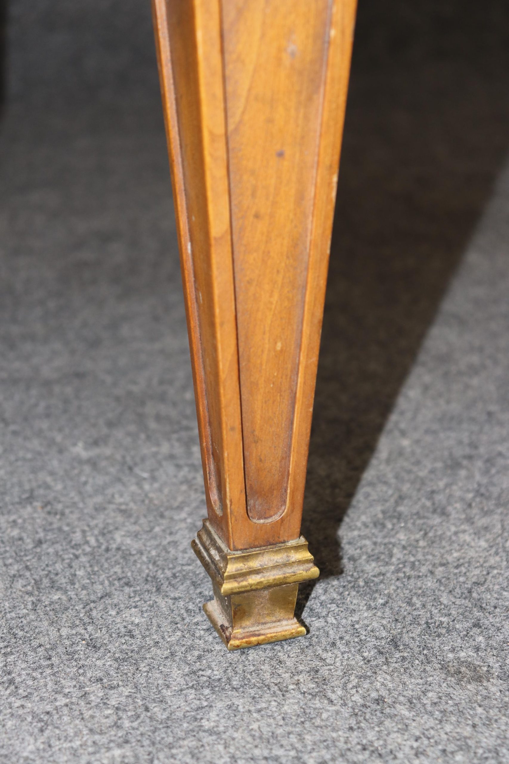 Pair of Directoire Style Brass Mounted End Tables by Baker Furniture circa f1960s, Side Tables - Image 5
