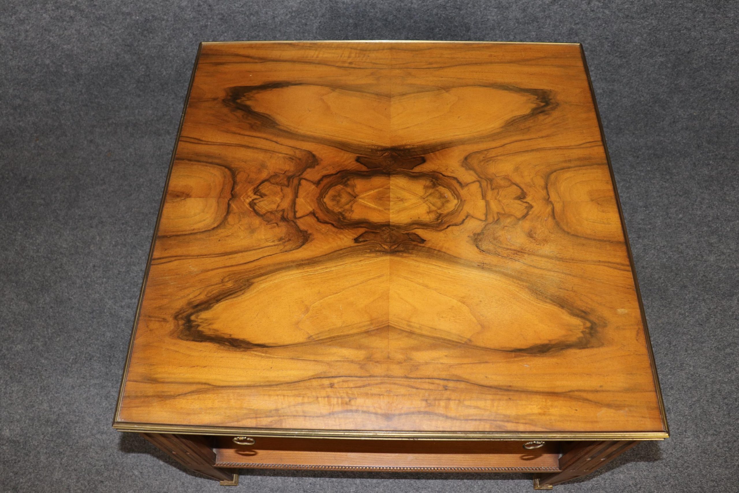 Pair of Directoire Style Brass Mounted End Tables by Baker Furniture circa f1960s, Side Tables - Image 8