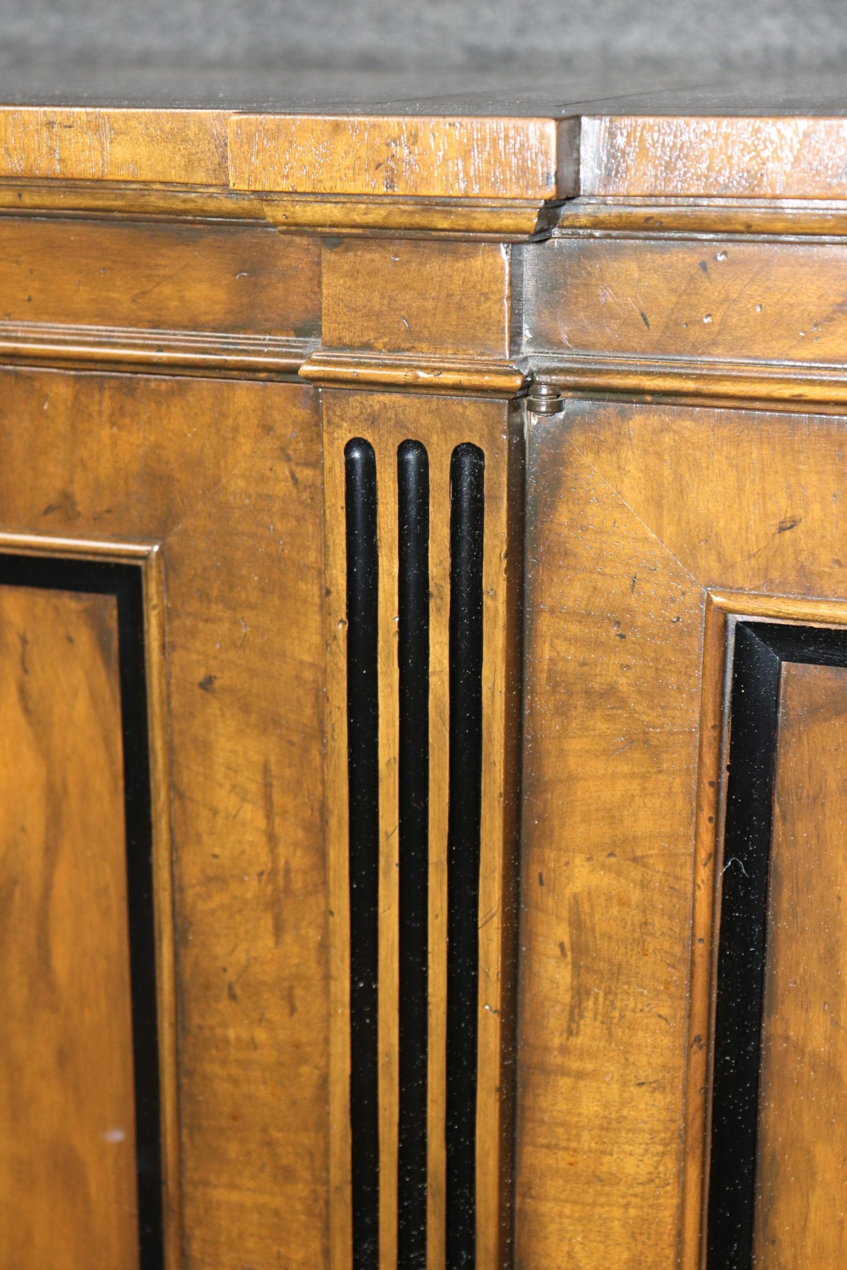 Mid-Century Baker Furniture Walnut Sideboard: Directoire Style Credenza - Image 7