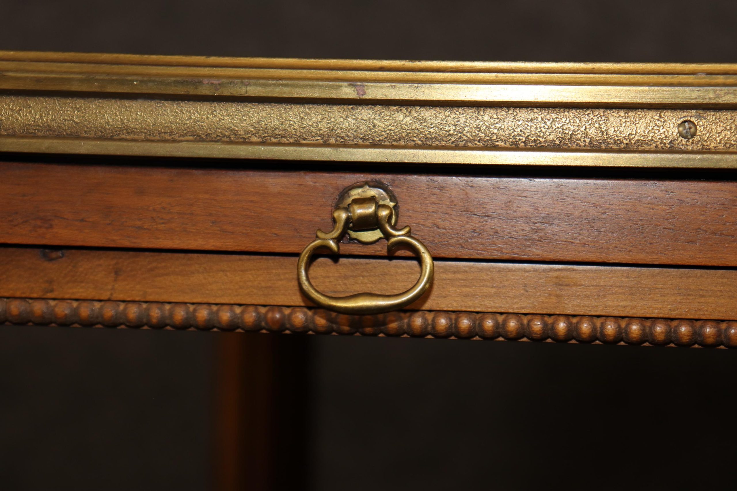 Pair of Directoire Style Brass Mounted End Tables by Baker Furniture circa f1960s, Side Tables - Image 6
