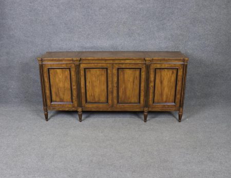 Mid-Century Baker Furniture Walnut Sideboard: Directoire Style Credenza