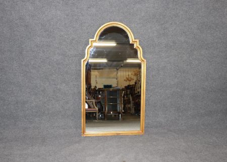 Hollywood Regency Gold Gilt Wall Mirror by Friedman Brothers: Ornate Rococo Style