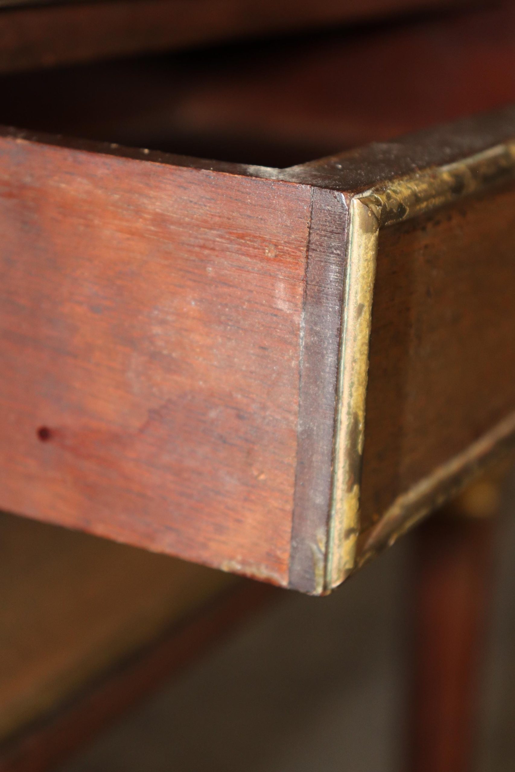 Vintage French Louis XVI Style Marble Top Nightstand, Side Table - Image 9