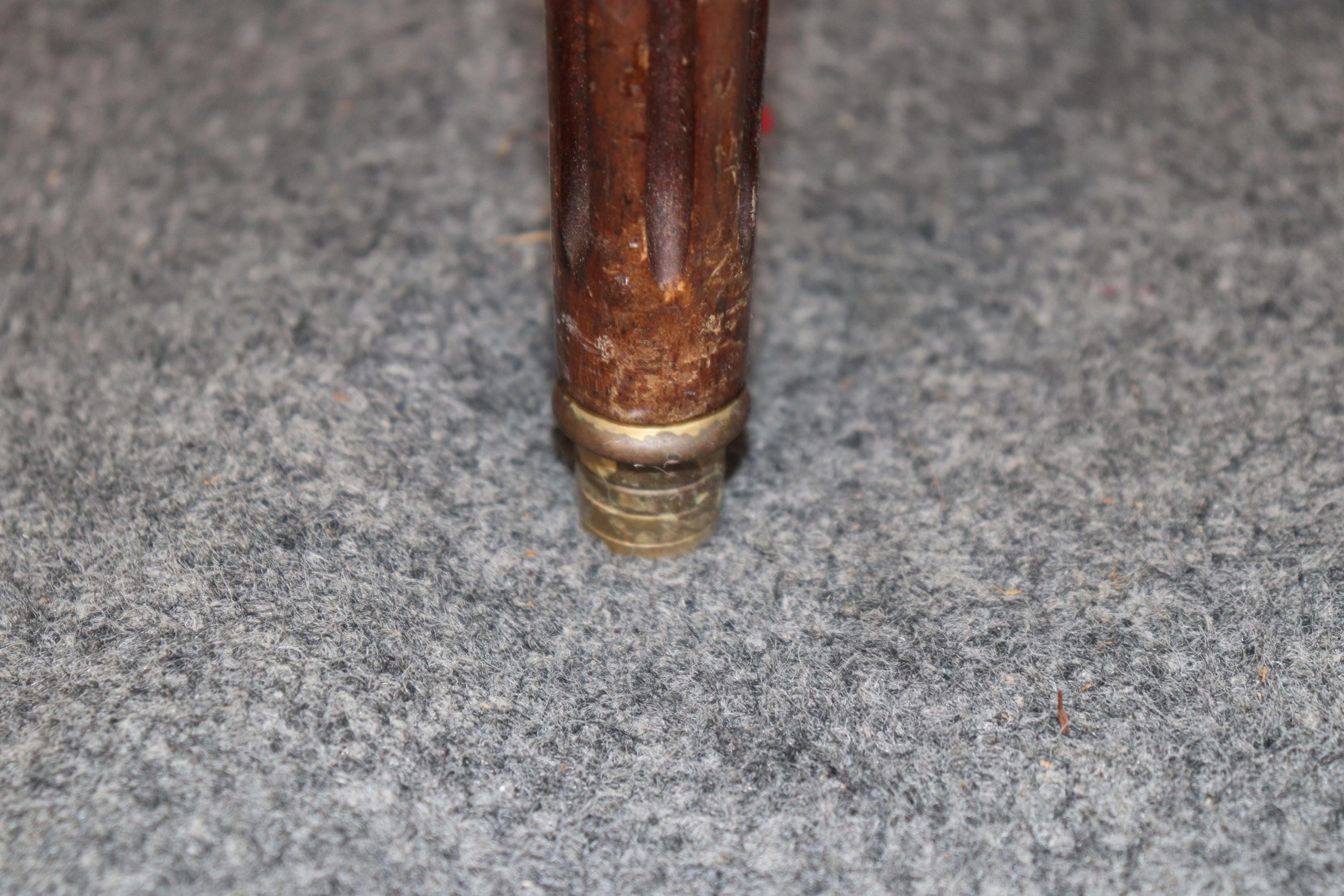 Vintage French Louis XVI Style Marble Top Nightstand, Side Table - Image 10