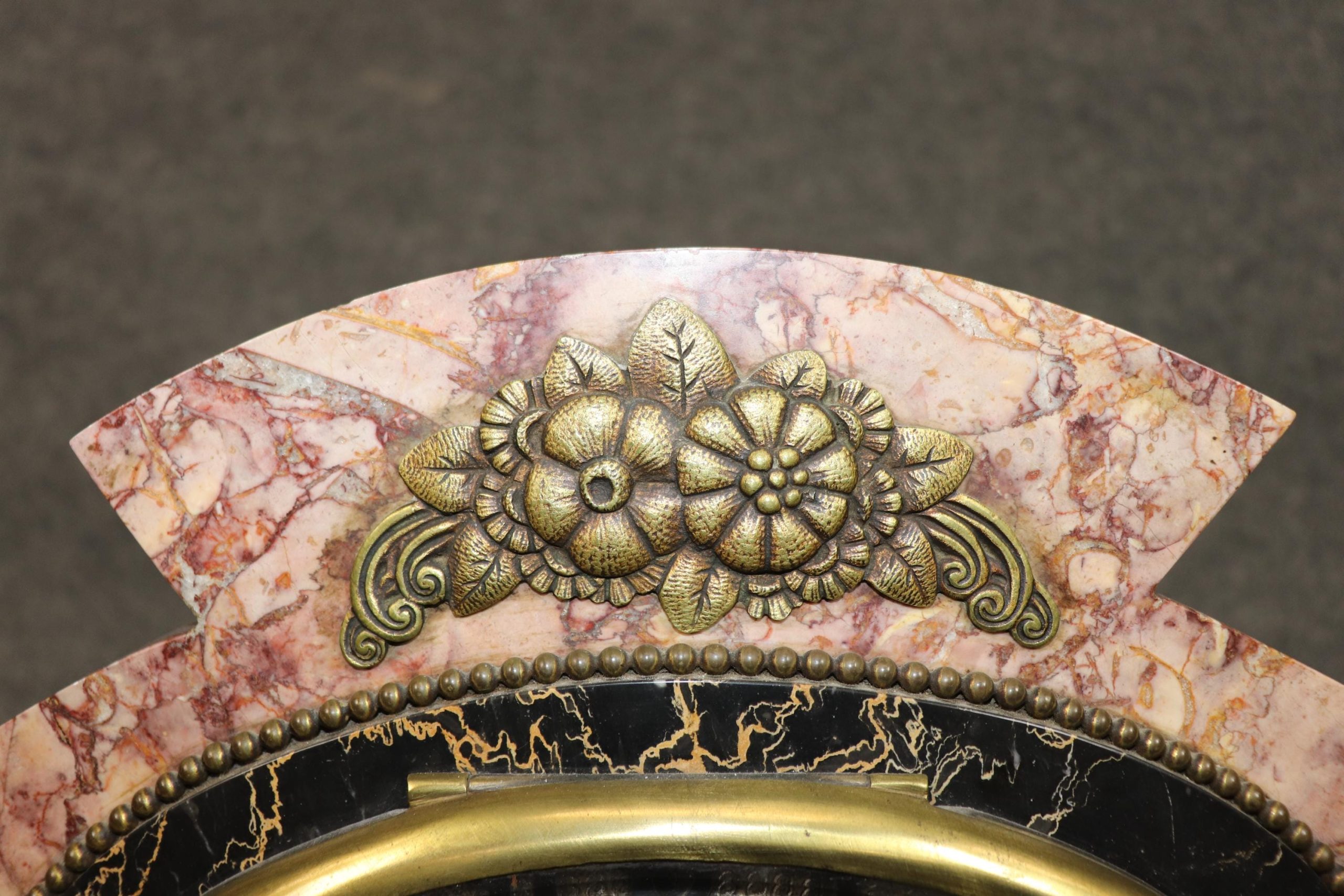 French Art Deco 3 Piece Clock Set, Mantle Clock - Image 9