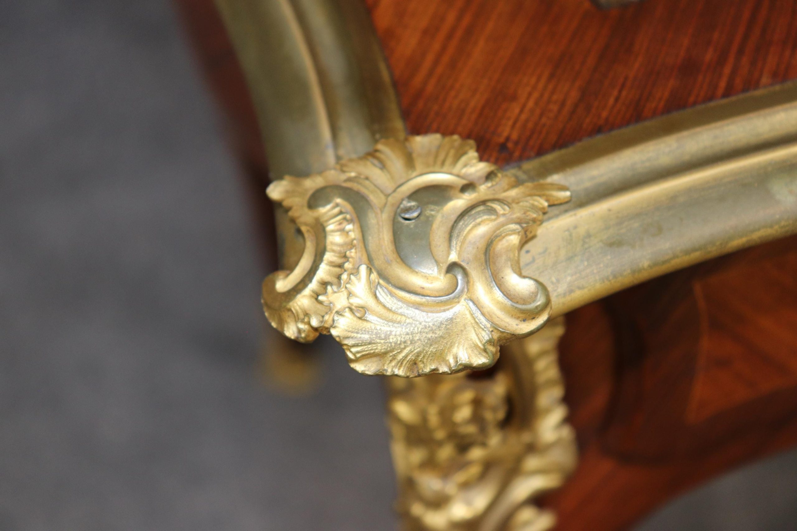 Antique 19th Century French Louis XV Style Ormolu Mounted Ladies Desk by Leon Dromard, Writing Desk - Image 12